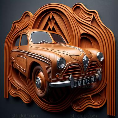 3D мадэль Renault Dauphine (STL)